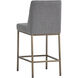 Leighland 38 inch Dark Grey Counter Stool